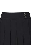 Women's Over Pleated Half Pants - Black