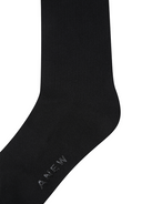 Men's Basic Middle Socks - Black