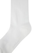 Men's Basic Middle Socks - White