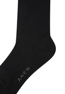 Women's Basic Middle Socks - Black