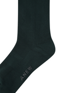 Women's Basic Middle Socks - Dark Green