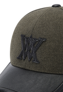 Uni Fabric Mix Earband Cap - Khaki