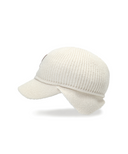 Uni Ear Muff Knit Cap - Ivory