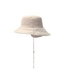 Uni Fabric Mix Padded Bucket Hat - Beige