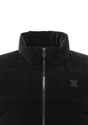Women's Short Sleeve Grid Down Jacket - Black