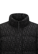 Women's Logo Jacquard Down Jacket - Black