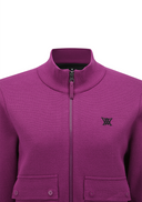 Women's Pocket Patch Sweater Cardigan - Wine