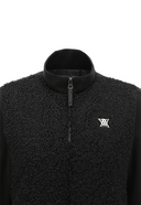 Women's Boucle Padded Sweater Cardigan - Black