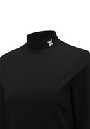 Women's Brushed Fleece Baselayer - Black