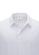 Men's Solid Long Sleeve Collar T-Shirt - White