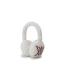 Women's Curly Earmuffs - Ivory
