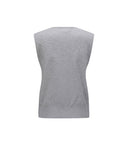 Women's Sweater Vest - Mellange Grey
