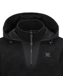 Women's Logo Pattern Anorak - Black
