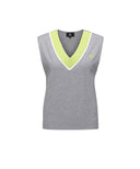 Women's Sweater Vest - Mellange Grey