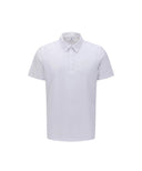 Men's Solid Short Sleeve Collar T-Shirt - White