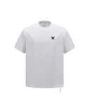[Legacy Sale] Men's Ripstop Testure Block Crew Neck S/TS - White