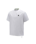 [Legacy Sale] Men's Ripstop Testure Block Crew Neck S/TS - White