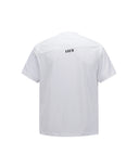 [Legacy Sale] Men's Ripstop Testure Block Crew Neck S/TS - White