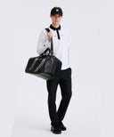 Crack Boston Bag - Black