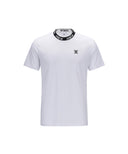 [Legacy Sale] Men's Neck Jacquard Logo R S/TS - White