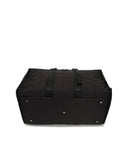 Square Stitch Boston Bag - Dark Gray