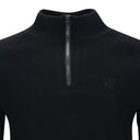 ANEW Golf Men's Wind Block Half Zip-up Pullover - Black