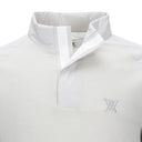 ANEW Golf Men's Preformance Wind Block Hybrid Pullover - Light Grey