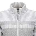 ANEW Golf Women Two Tone Wind Block Zip-up Cardigan - Ivory