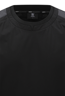 [Signature] Men's Round Neck Anorak Jacket - Black