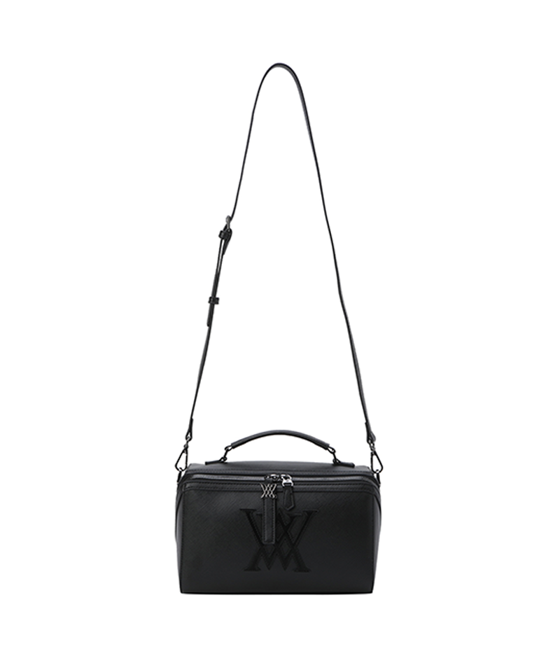 Women's Diamond Square Color Tote Bag - Black