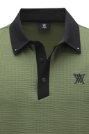 ANEW GOLF Men's SM Sleeve Pocket Short T-Shirt - Khaki