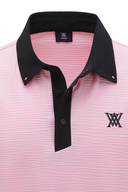 ANEW GOLF Men's SM Sleeve Pocket Short T-Shirt - Pink