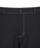 Men's Stitch Point Sraight Long Pants - Black