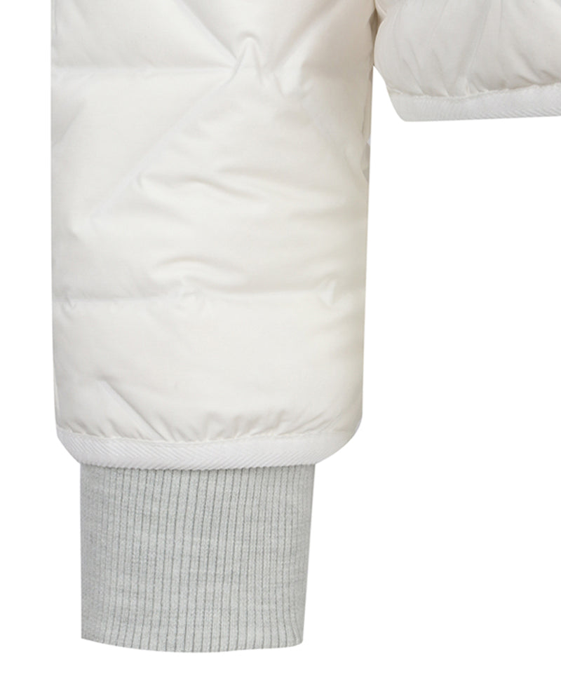 ANEW Golf Women's  Square Tube Down Jacket - Ivory