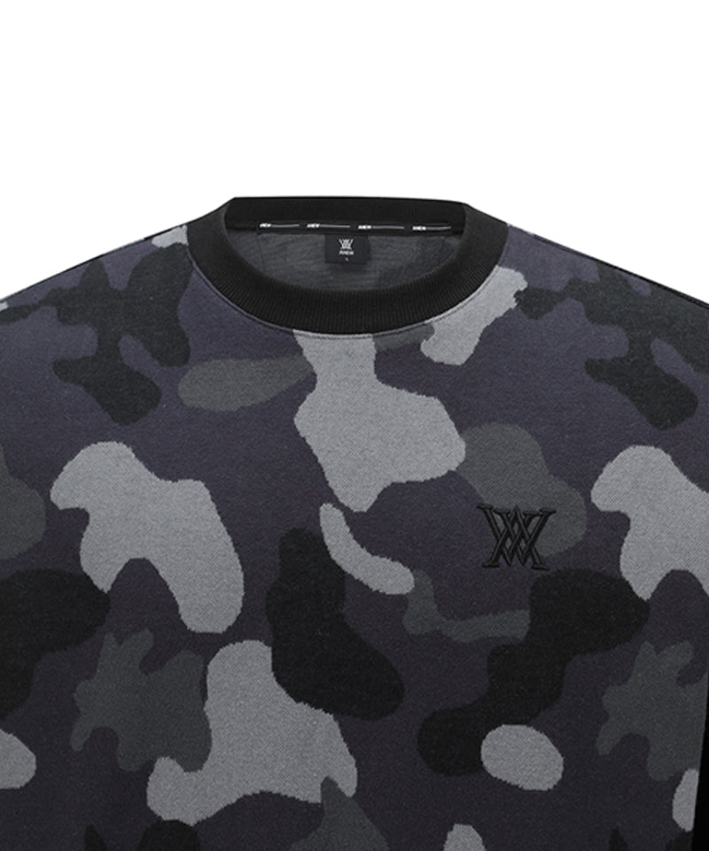 Men's Camo Jacquard MTM - Black