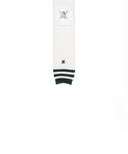 Women's Two Line Points Knee Socks - Off-White