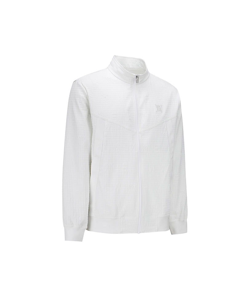 Men's Embo Logo Jacket - White