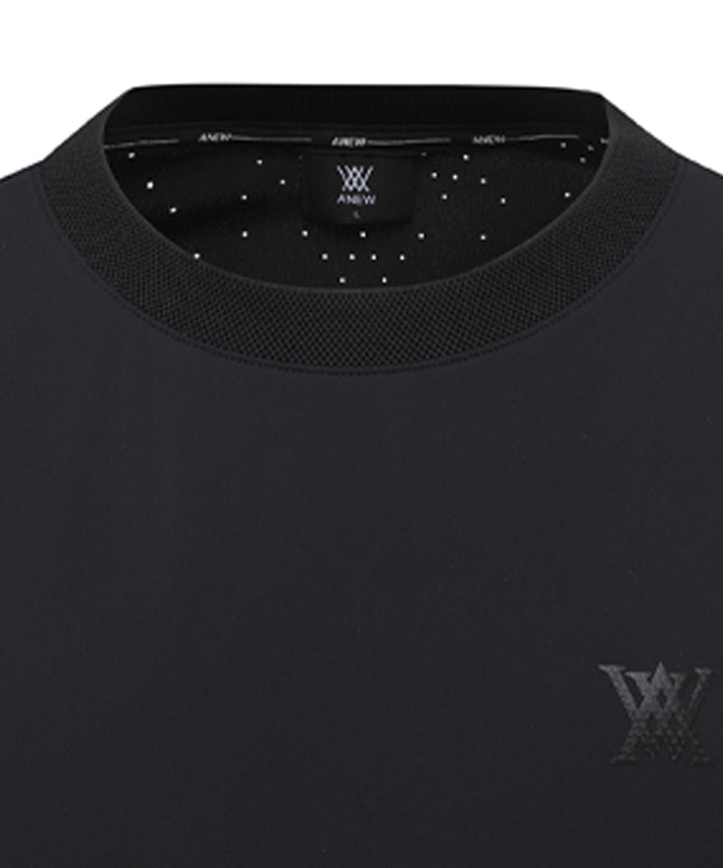 ANEW Golf Men's SM Black Finish Round Short T-Shirt - Black