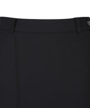 Women's Fleece Incision Point A-Line Skirt - Black