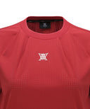 [Legacy Sale] Women's SM Air Dot Round Short T-SHIRT - Red