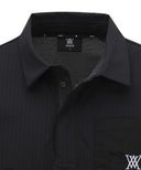 ANEW GOLF Men's SM Patch Pocket Short T-Shirt - Black