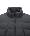 ANEW GOLF Men's Zipper Point Down Vest - Dark Gray