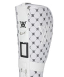 ANEW Golf Uni Monogram Pattern Half Bag - White