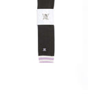 Women's Two Line Points Knee Socks - D/Gray