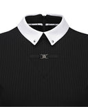 Women's Collar Combination L/TS - Black