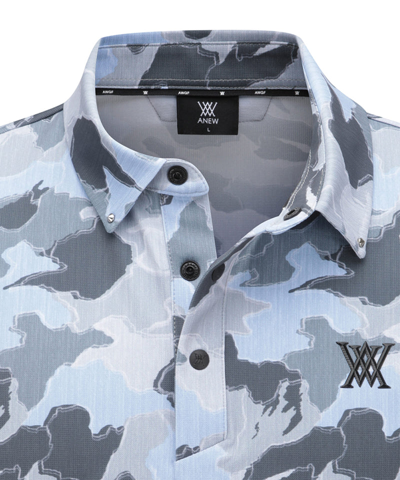 Anew Golf Men's SM Hybrid Long T-Shirt - Light Blue