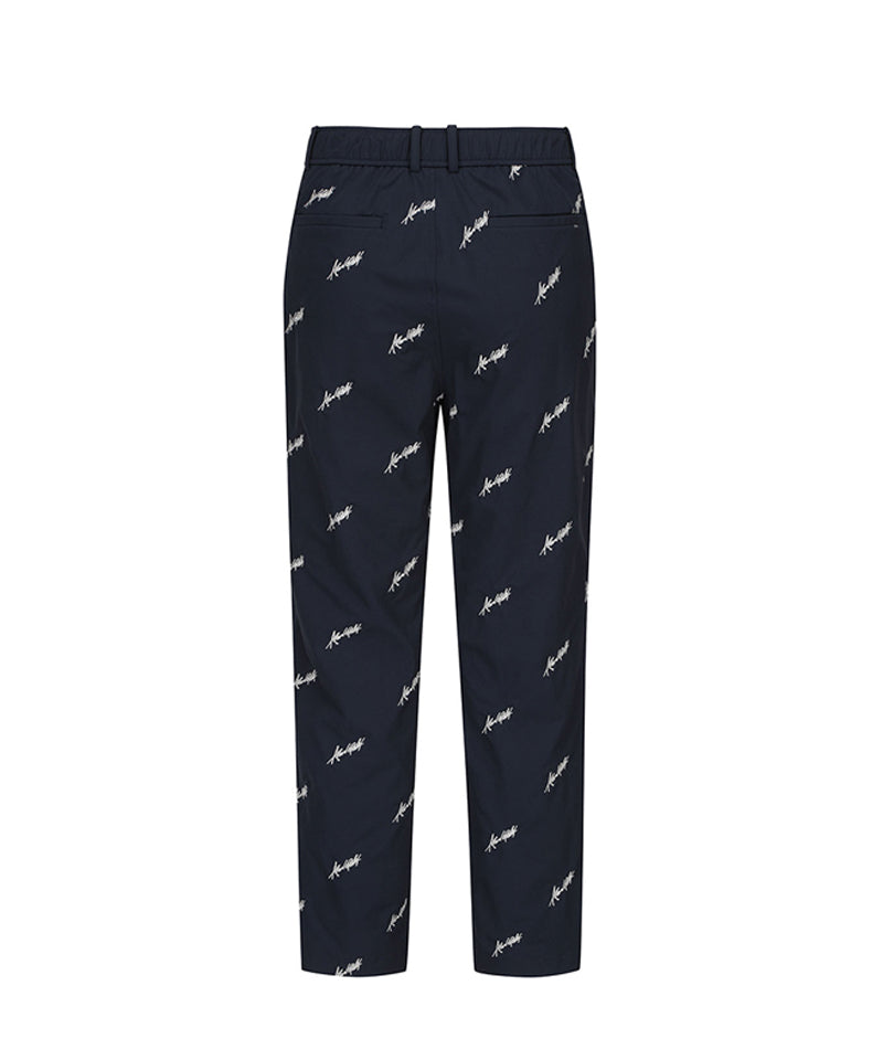 Men's Logo Embroidery Chino L/PT - Navy