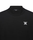 Men's Essential Half Neck Pullover - Black