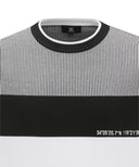 ANEW Golf Men's SP Stripe Block Sweater - White