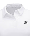 Women's Ice Dots Incision Point Short T-Shirt - White